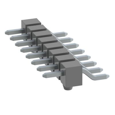 TSM-108-04-TM-SH-A by Samtec Inc. - CONNECTOR HEADER SMD R/A 8POS 2.54MM