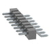 TSM-108-04-T-SH-K by Samtec Inc. - CONNECTOR HEADER SMD R/A 8POS 2.54MM
