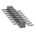 TSM-108-04-TM-SH by Samtec Inc. - CONNECTOR HEADER SMD R/A 8POS 2.54MM