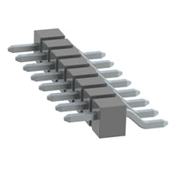 TSM-108-04-T-SH by Samtec Inc. - CONNECTOR HEADER SMD R/A 8POS 2.54MM