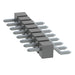 TSM-108-04-T-SH by Samtec Inc. - CONNECTOR HEADER SMD R/A 8POS 2.54MM