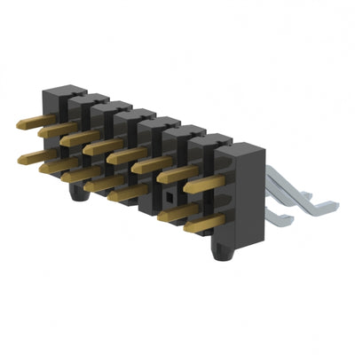 TSM-108-04-L-DH-A-005-K-TR by Samtec Inc. - CONNECTOR HEADER SMD R/A 16POS 2.54MM