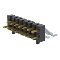TSM-108-04-L-DH-A-016-K-TR by Samtec Inc. - CONNECTOR HEADER SMD R/A 16POS 2.54MM