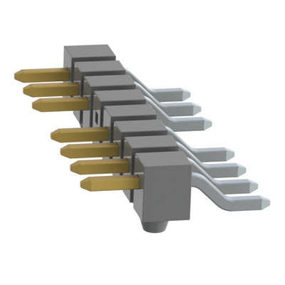 TSM-108-04-L-SH-A-005 by Samtec Inc. - CONNECTOR HEADER SMD R/A 8POS 2.54MM