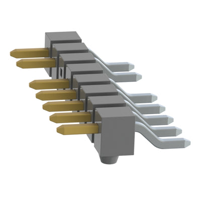 TSM-108-04-S-SH-A-006-K by Samtec Inc. - CONNECTOR HEADER SMD R/A 8POS 2.54MM