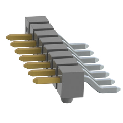 TSM-108-04-L-SH-A-008 by Samtec Inc. - CONNECTOR HEADER SMD R/A 8POS 2.54MM