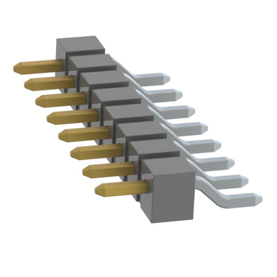 TSM-108-04-F-SH-K-TR by Samtec Inc. - CONNECTOR HEADER SMD R/A 8POS 2.54MM