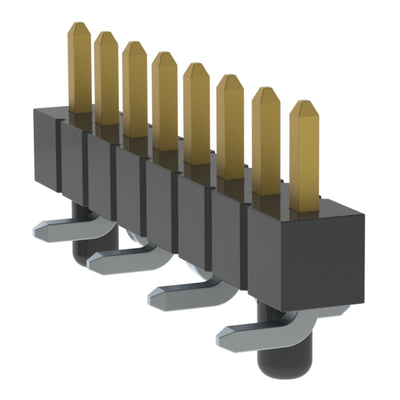 TSM-108-04-L-SV-A-P by Samtec Inc. - CONNECTOR HEADER SMD 8POS 2.54MM