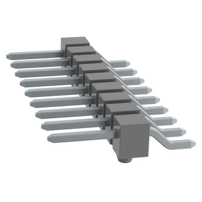 TSM-109-01-T-SH-A by Samtec Inc. - CONNECTOR HEADER SMD R/A 9POS 2.54MM