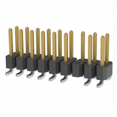 TSM-109-01-L-DV-005-P-TR by Samtec Inc. - CONNECTOR HEADER SMD 18POS 2.54MM