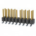 TSM-109-01-L-DV-010 by Samtec Inc. - CONNECTOR HEADER SMD 18POS 2.54MM