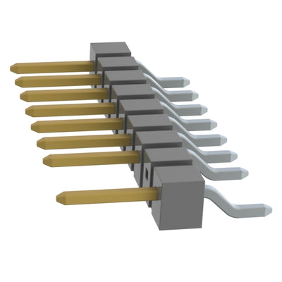 TSM-109-01-LM-SH-002 by Samtec Inc. - CONNECTOR HEADER SMD R/A 9POS 2.54MM
