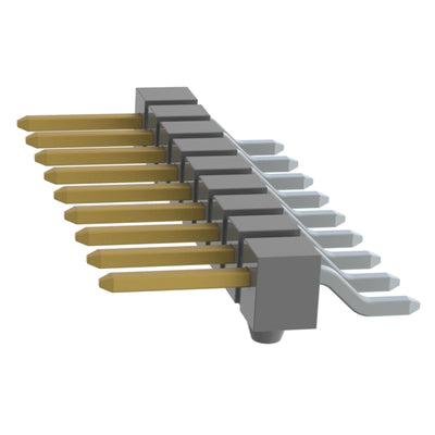 TSM-109-01-SS-SH-A-K-TR by Samtec Inc. - CONNECTOR HEADER SMD R/A 9POS 2.54MM