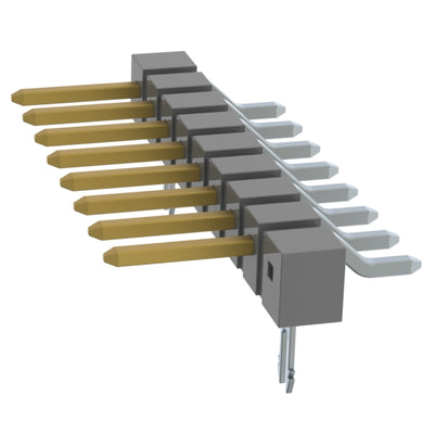 TSM-109-01-L-SH-LC-001 by Samtec Inc. - CONNECTOR HEADER SMD R/A 9POS 2.54MM