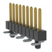 TSM-109-01-L-SV-A-P by Samtec Inc. - CONNECTOR HEADER SMD 9POS 2.54MM