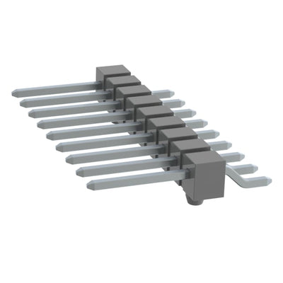 TSM-109-02-TM-SH-A by Samtec Inc. - CONNECTOR HEADER SMD R/A 9POS 2.54MM