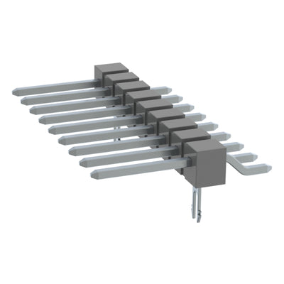 TSM-109-02-T-SH-LC by Samtec Inc. - CONNECTOR HEADER SMD R/A 9POS 2.54MM