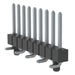 TSM-109-02-TM-SV-A by Samtec Inc. - CONNECTOR HEADER SMD 9POS 2.54MM