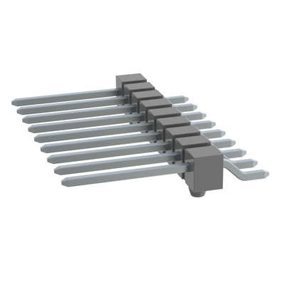 TSM-109-03-T-SH-A-K by Samtec Inc. - CONNECTOR HEADER SMD R/A 9POS 2.54MM