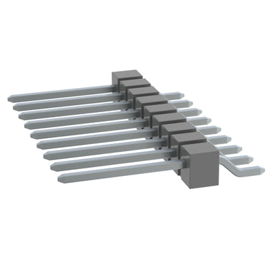 TSM-109-03-T-SH-K-TR by Samtec Inc. - CONNECTOR HEADER SMD R/A 9POS 2.54MM