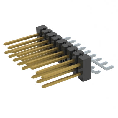 TSM-109-03-LM-DH-007 by Samtec Inc. - CONNECTOR HEADER SMD R/A 18POS 2.54MM