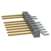 TSM-109-03-LM-SH-007 by Samtec Inc. - CONNECTOR HEADER SMD R/A 9POS 2.54MM