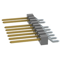 TSM-109-03-LM-SH-007-K by Samtec Inc. - CONNECTOR HEADER SMD R/A 9POS 2.54MM