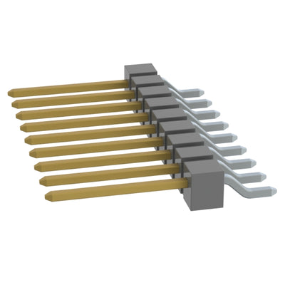 TSM-109-03-L-SH by Samtec Inc. - CONNECTOR HEADER SMD R/A 9POS 2.54MM