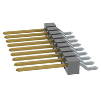 TSM-109-03-LM-SH-TR by Samtec Inc. - CONNECTOR HEADER SMD R/A 9POS 2.54MM