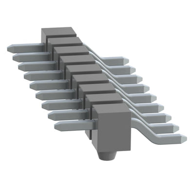 TSM-109-04-T-SH-A-P-TR by Samtec Inc. - CONNECTOR HEADER SMD R/A 9POS 2.54MM