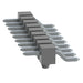 TSM-109-04-T-SH-A-K by Samtec Inc. - CONNECTOR HEADER SMD R/A 9POS 2.54MM