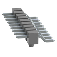 TSM-109-04-T-SH-A-P by Samtec Inc. - CONNECTOR HEADER SMD R/A 9POS 2.54MM