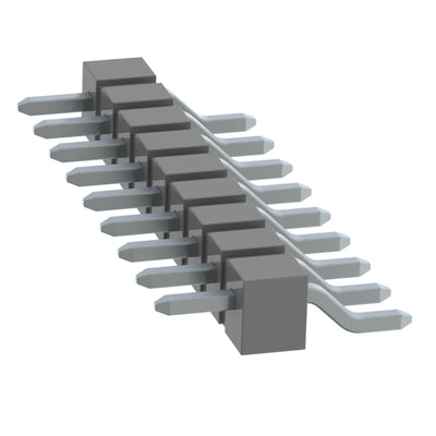 TSM-109-04-T-SH-K-TR by Samtec Inc. - CONNECTOR HEADER SMD R/A 9POS 2.54MM