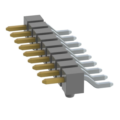 TSM-109-04-L-SH-A by Samtec Inc. - CONNECTOR HEADER SMD R/A 9POS 2.54MM