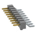 TSM-109-04-L-SH-A by Samtec Inc. - CONNECTOR HEADER SMD R/A 9POS 2.54MM