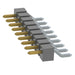 TSM-109-04-S-SH by Samtec Inc. - CONNECTOR HEADER SMD R/A 9POS 2.54MM
