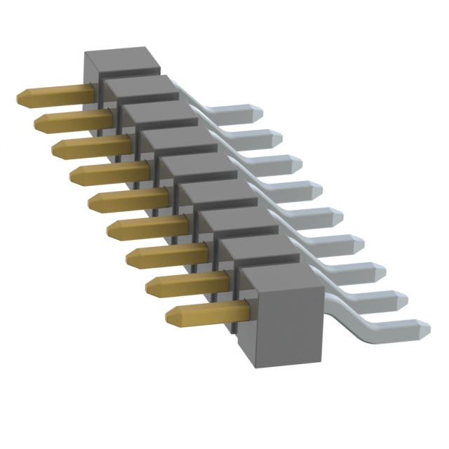 TSM-109-04-L-SH by Samtec Inc. - CONNECTOR HEADER SMD R/A 9POS 2.54MM