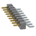 TSM-109-04-L-SH by Samtec Inc. - CONNECTOR HEADER SMD R/A 9POS 2.54MM