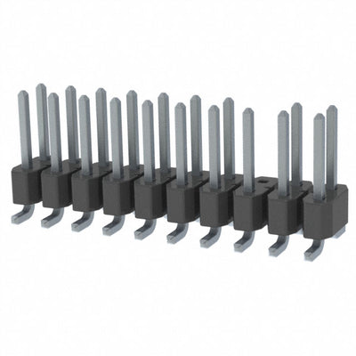 TSM-110-01-T-DV-006 by Samtec Inc. - CONNECTOR HEADER SMD 20POS 2.54MM