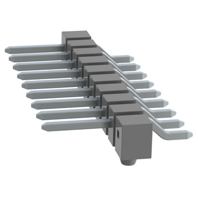 TSM-110-01-T-SH-A-001 by Samtec Inc. - CONNECTOR HEADER SMD R/A 10POS 2.54MM