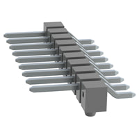 TSM-110-01-T-SH-A-001 by Samtec Inc. - CONNECTOR HEADER SMD R/A 10POS 2.54MM