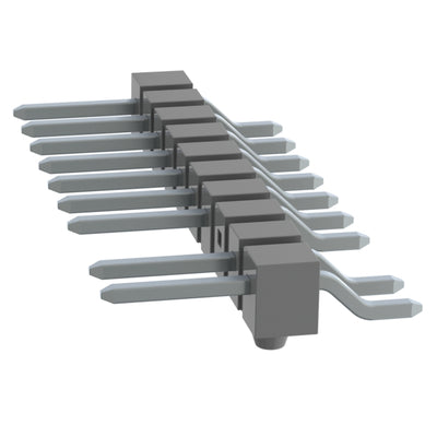 TSM-110-01-T-SH-A-003 by Samtec Inc. - CONNECTOR HEADER SMD R/A 10POS 2.54MM
