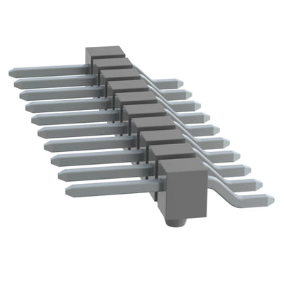 TSM-110-01-T-SH-A-K-TR by Samtec Inc. - CONNECTOR HEADER SMD R/A 10POS 2.54MM