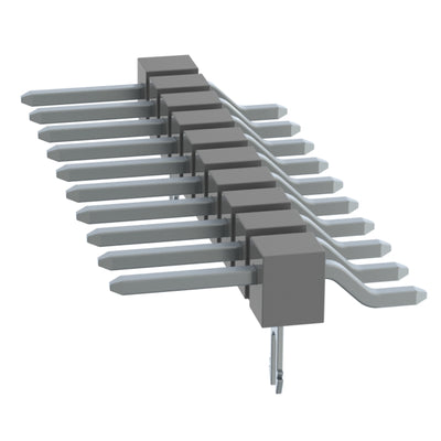 TSM-110-01-T-SH-LC-P by Samtec Inc. - CONNECTOR HEADER SMD R/A 10POS 2.54MM