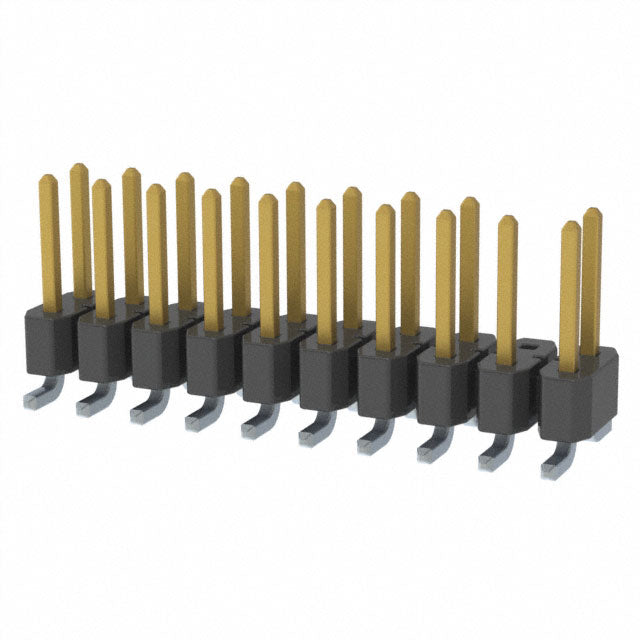 TSM-110-01-L-DV-004 by Samtec Inc. - CONNECTOR HEADER SMD 20POS 2.54MM