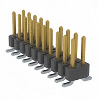 TSM-110-01-L-DV-010 by Samtec Inc. - CONNECTOR HEADER SMD 20POS 2.54MM