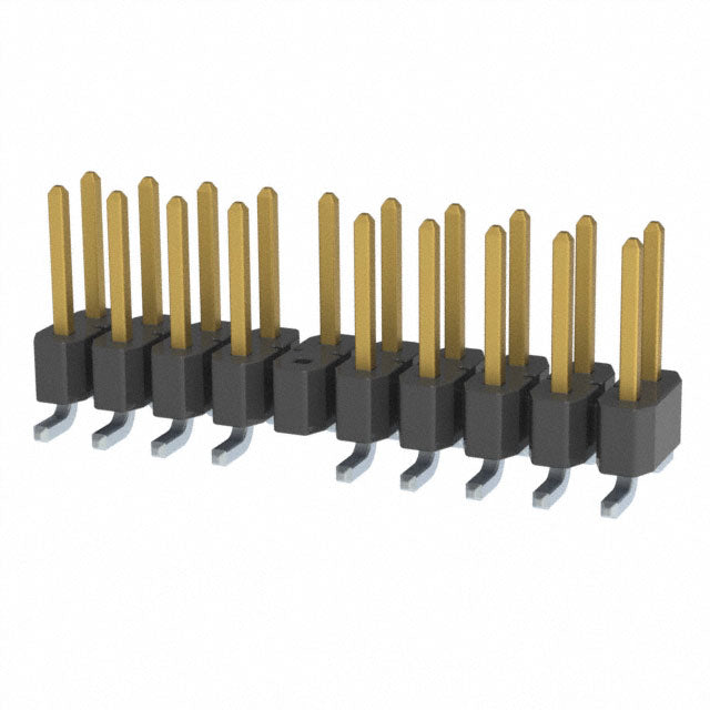 TSM-110-01-SM-DV-011-P-TR by Samtec Inc. - CONNECTOR HEADER SMD 20POS 2.54MM