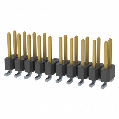 TSM-110-01-L-DV-012 by Samtec Inc. - CONNECTOR HEADER SMD 20POS 2.54MM