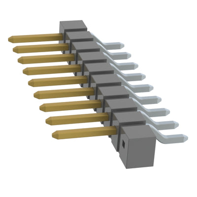 TSM-110-01-L-SH-001 by Samtec Inc. - CONNECTOR HEADER SMD R/A 10POS 2.54MM