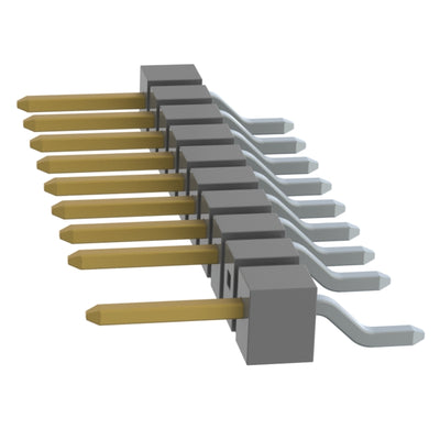 TSM-110-01-S-SH-002 by Samtec Inc. - CONNECTOR HEADER SMD R/A 10POS 2.54MM